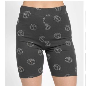 Brunette The Label - The "PEACE SIGN" Biker Shorts